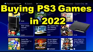 Buying PS3 game and DLC in 2022 on PSN Store