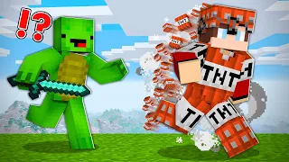 Speedrunner vs Hunter but my Armor has Super Abilities in Minecraft - Maizen JJ and Mikey