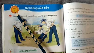 Bài Nữ hoàng của đảo | Tiếng việt lớp 1 | Chân trời sáng tạo trang 130