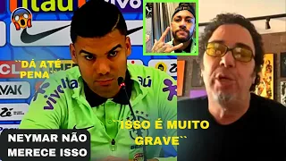 SINCERO!😱 CASEMIRO MANDOU A REAL SOBRE AS PESSOAS QUE ESTÃO COMEMORANDO A LESÃO DE NEYMAR.