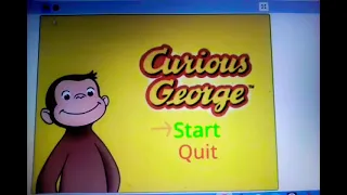 Curious George (UK SNES Bootleg) Continue and Game Over Screen