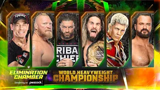 WWE 2K23 Elimination Chamber For World Heavyweight Championship