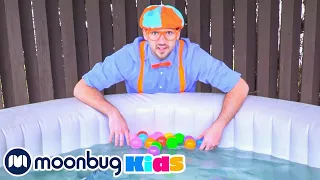 Blippi Explores a Boat | Blippi | Kids Songs | Moonbug Kids