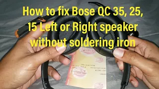 How to fix Bose Headset