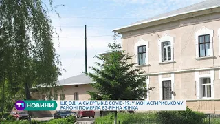 Ще одна смерть від COVID-19: у Монастириському районі померла 83-річна жінка