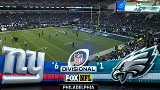 2022 NFC Playoffs Giants vs Eagles NFL Gameday Highlights (Fox Intro)