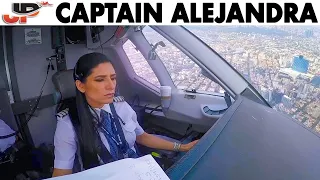 Alejandra Pilots the Superjet into Mexico