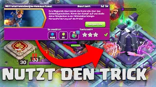 Mittelalterkönigin Herausforderung EINFACHE 3 Sterne | Clash of Clans deutsch