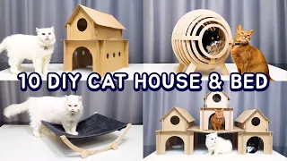 10 Amazing DIY Cat House & Bed #3