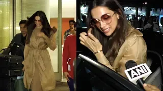 Gorgeous Deepika Padukone's Grand Welcome At Airport, Back From Cannes 2018