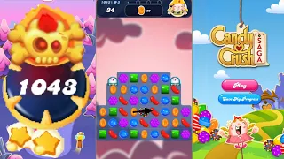 Candy crush saga level 1043 । Legendary level। No boosters। Candy crush 1043 help। Sudheer CC Gaming