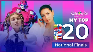 Eurovision 2024: National Final Season | My Top 20 (+🇭🇷🇫🇮🇮🇪🇱🇻🇱🇹🇱🇺🇳🇴🇺🇦)