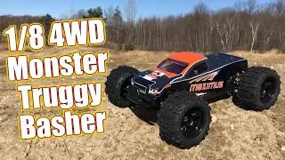 Burly Brushless Basher Beast - HRP / DHK Hobby Maximus ⅛ 4x4 Monster Truck Review | RC Driver