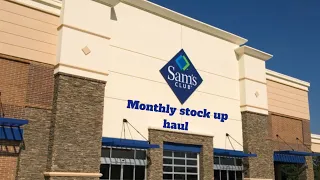 SAM'S CLUB HAUL!!!! LARGE FAMILY!!!! MONTHLY STOCK UP