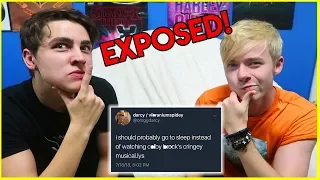 STALKING YOUR INDIRECT TWEETS | Sam and Colby | Colby Brock