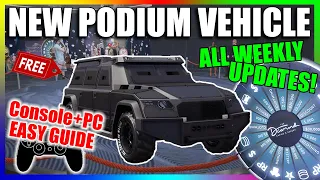 HOW TO WIN THE NEW PODIUM VEHICLE HVY Nightshark - ALL DISCOUNTS AND DOUBLE REWARDS - EVENT WEEK GTA