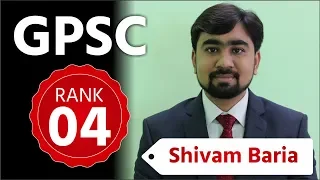 ( EP - 42 ) GPSC TOPPER RANK 4 SHIVAM BARIA  By Ashok Gujjar     #TRUEINSPIRATIONALSERIES