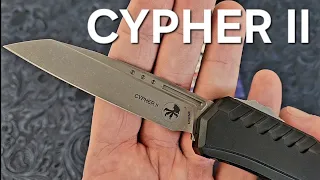 Microtech CYPHER 2 closer look! #otf #microtech #switchblade #knifeskills