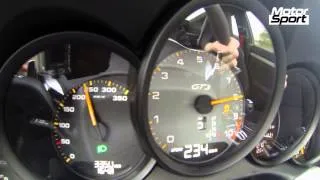 0-300 km/h : Porsche 911 991 GT3 (Motorsport)