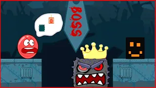 square king is a boss in the game about red ball 4. Animation battle