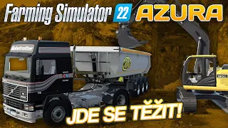 JDE SE TĚŽIT DO DOLŮ ANEB NOVÁ MAPA AZURA! | Farming Simulator 22 Azura #01