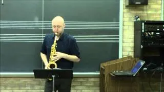 Solos for the Young Saxophonist: Sicilienne and Allegro; Bach