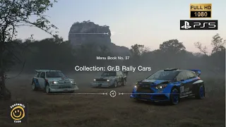 GT7 Menu Book 37 Collection Gr B Rally Cars | PS5 Gameplay | 1080P