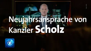 Neujahrsansprache von Kanzler Scholz