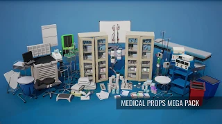 UE4 Marketplace - Medical Props Mega Pack