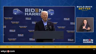 Joe Biden launches 'train tour' in Cleveland day after heated debate with President Trump