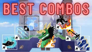 BEST Dragon Combos WITH EVERY V2 Fighting Style! - Bounty Hunting Combos Blox Fruits