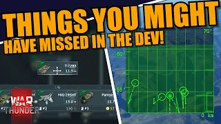 War Thunder DEV - THINGS you MIGHT HAVE MISSED! Radar CLUTTER & INFO REWORK! UI CHANGES & MORE!