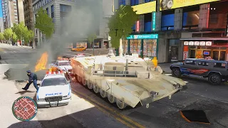 GTA 4 - Abrams Tank Rampage #3