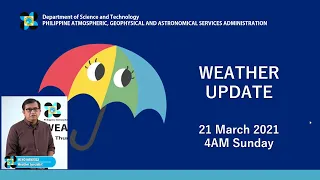 Public Weather Forecast Issued at 4:00 AM March 21, 2021