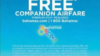 It's Better In The Bahamas - 2010 Free Companion Airfare