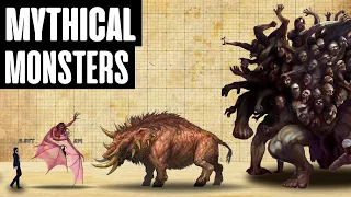 10 Bizarre Mythical Monsters You Should Know About | Size Comparison