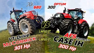 McCormick X8.680 VT-Drive VS Case Optum 300 AFS Connect™ [Largest VS Largest](All levels comparison)