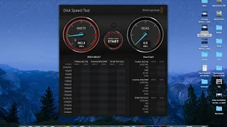 SSD and HDD Speed Test on Mac