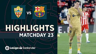 Highlights UD Almería vs FC Barcelona (1-0)