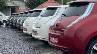 Електричні авто на автомайданчику у Луцьку /Nissan Leaf/Hyindai Ioniq/ та багато інших