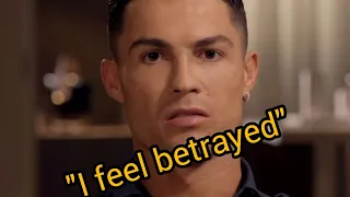 🚨🚨 Cristiano Ronaldo BOMB! “I feel betrayed by Man United forcing me OUT”, Ronaldo's  interview