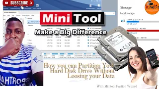 How To Partition Hard Disk Drive  Without Loosing Data with Minitool partion wizard 2021 | IT NEXT