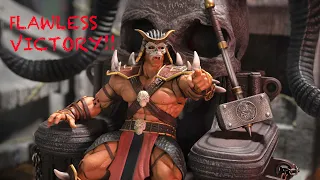 Storm Collectibles Shao Kahn Mortal Kombat action figure review