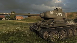 WoT T-34-85 Rudy | autoaim+ 4.719 DMG | 2.276 EXP | tier 6 carry tier 8 game - Murovanka