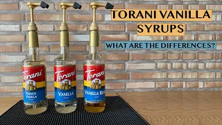 TORANI SYRUPS: COMPARING VANILLA VS FRENCH VANILLA VS VANILLA BEAN SYRUPS