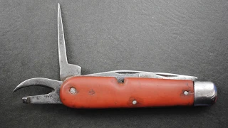 Antique Swiss Soldier Knife-  Wenger & Co refurb!