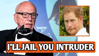 Rupert Murdoch Threaten To DRAG Harry To Court For Trespassing After Appear Uninvited To His Wedding