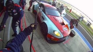 Gulf AMR Middle East - Silverstone Pit Stop from Head Camera