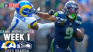 Los Angeles Rams vs. Seattle Seahawks Game Highlights | NFL 2023 Week 1