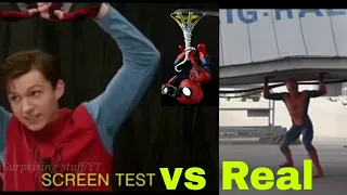 Tom holland Screen test vs Movie scene tomholland casting audition funny Chris Evans rdj civil war